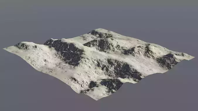 3 Landscape mountain 3D model