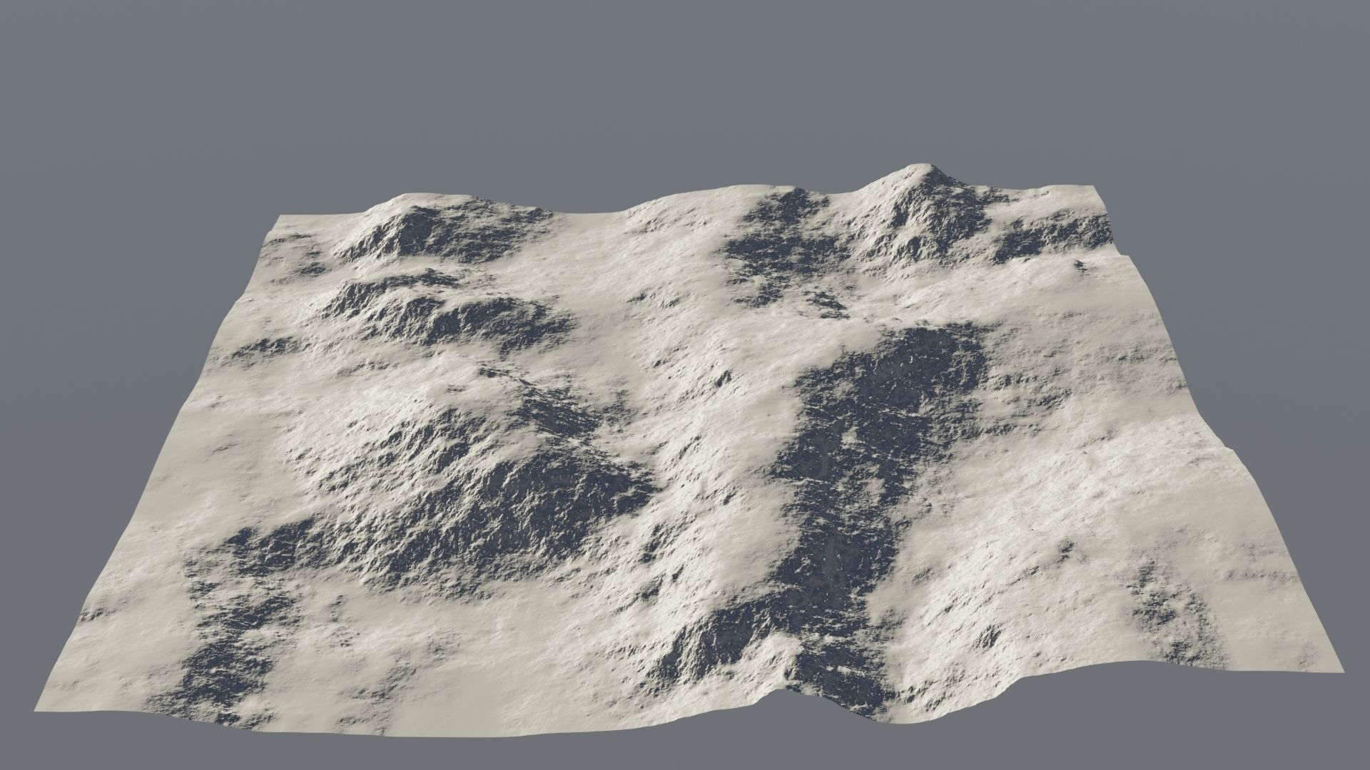 3 Landscape mountain 3D model_2