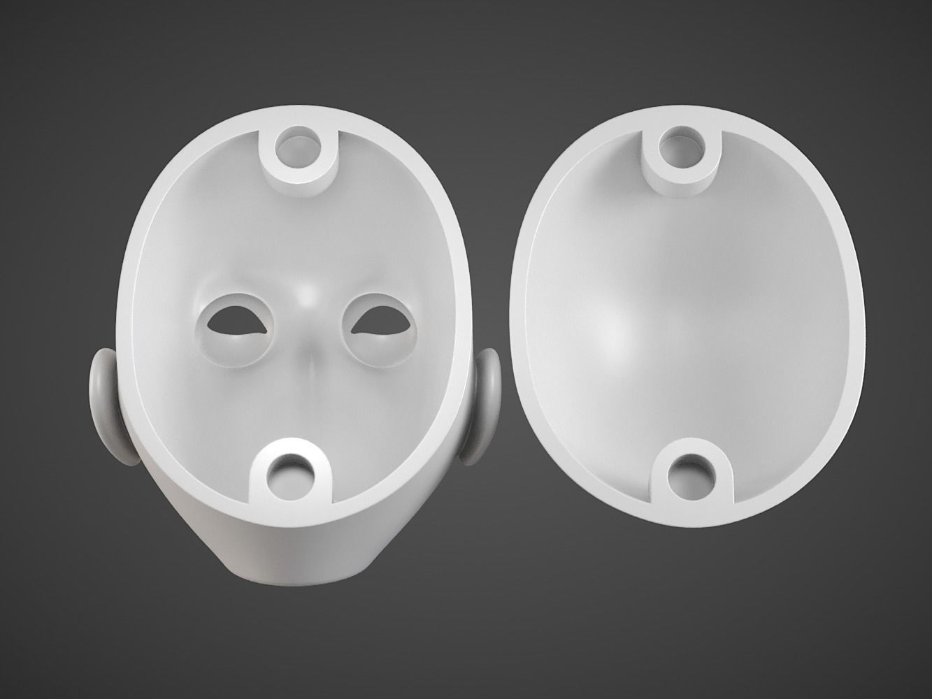 BJD Doll Head 3D print model_6