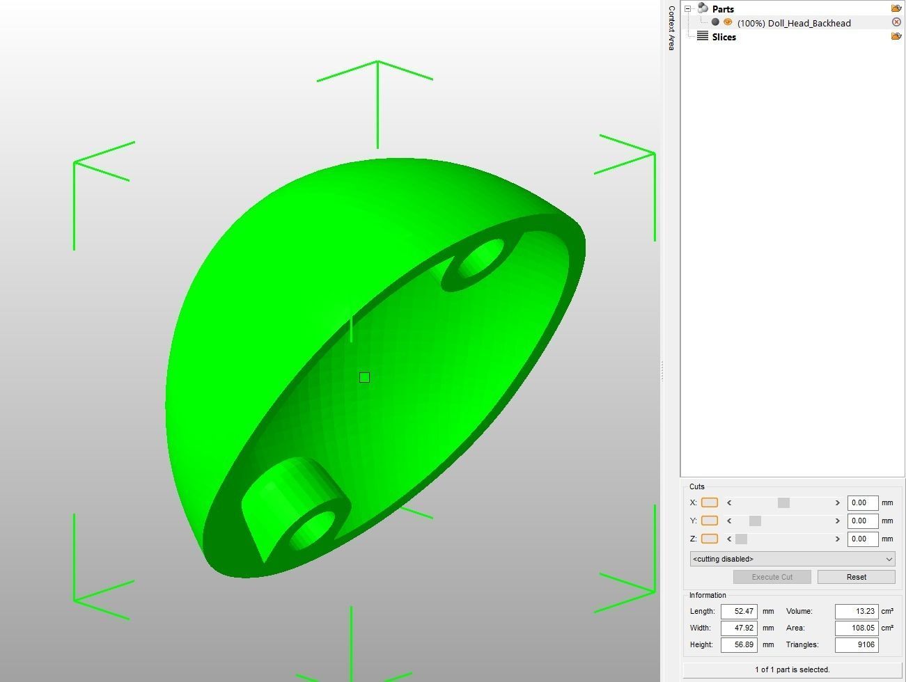 BJD Doll Head 3D print model_10