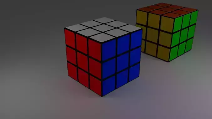 rubix cube 3D model