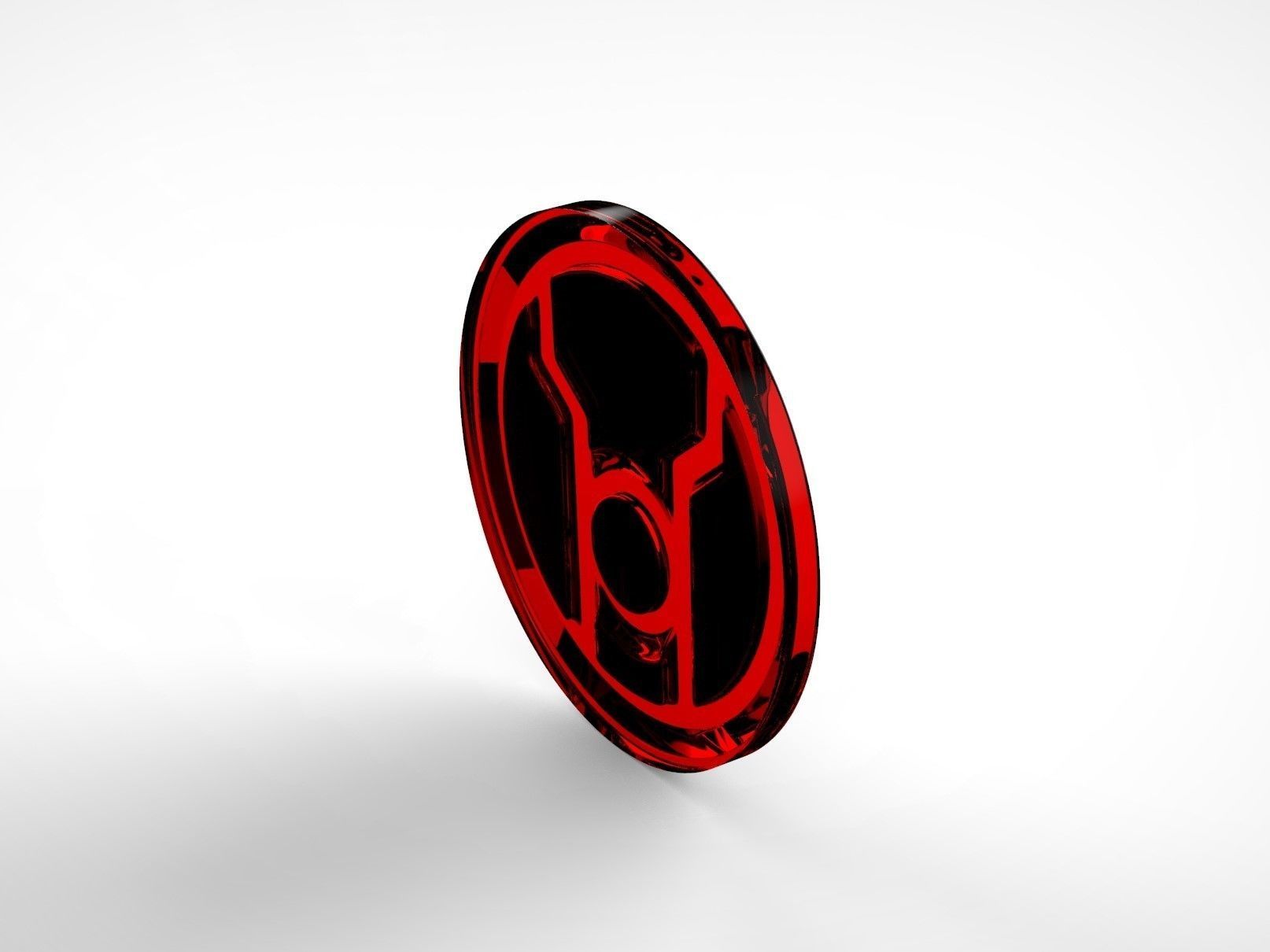 Red Lantern Logo Chest Emblem Symbol 3D print model_3