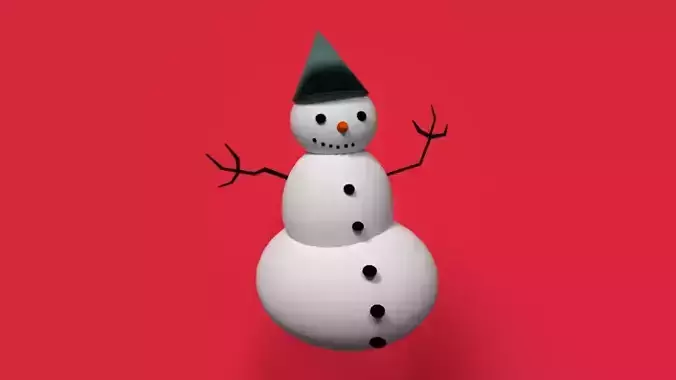 simple little sweet snowman