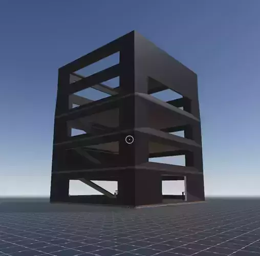 Free Grey Building With Elevator