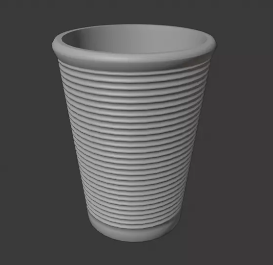 Flowerpot 3D model cup 3D model_0