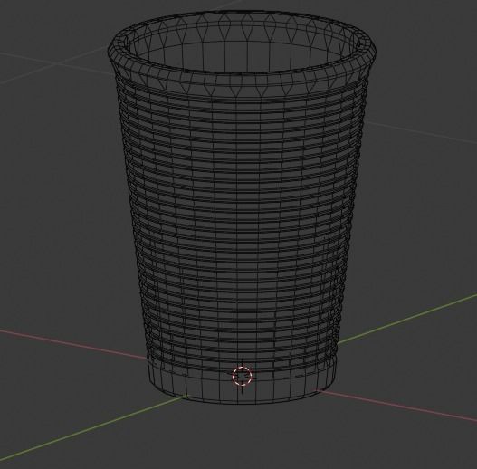 Flowerpot 3D model cup 3D model_8