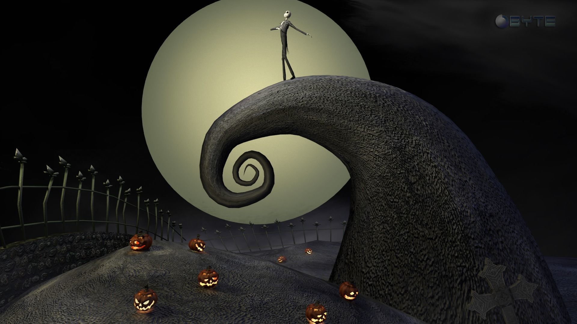 3D model Jack Skellington from Nightmare Before Christmas VR / AR / low