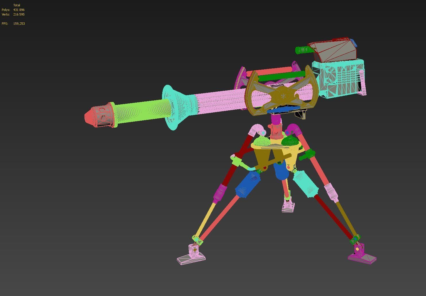 E-WEB heavy repeating Blaster - Star Wars Weapons 3D print model_14