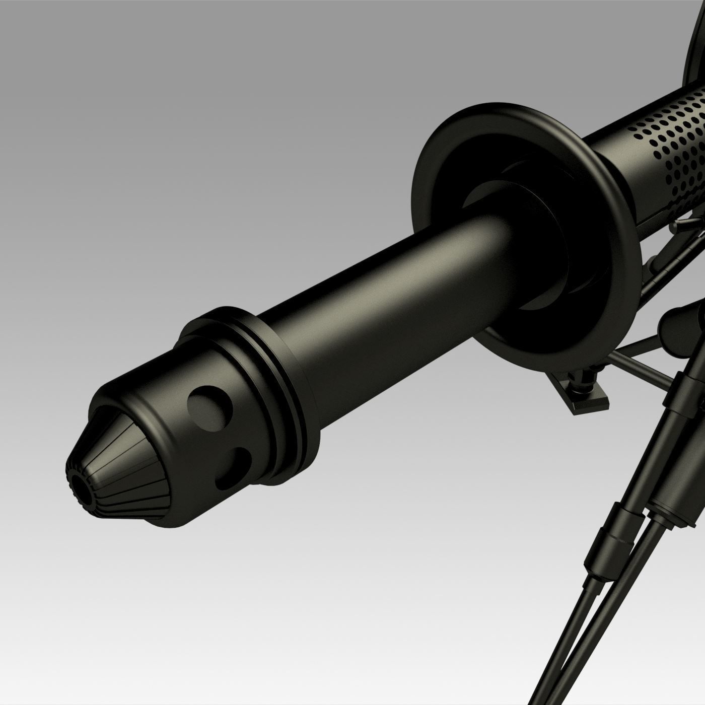 E-WEB heavy repeating Blaster - Star Wars Weapons 3D print model_8