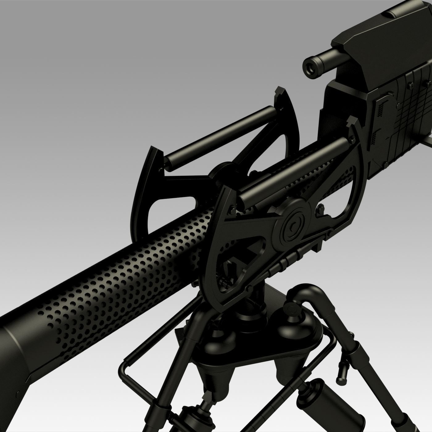 E-WEB heavy repeating Blaster - Star Wars Weapons 3D print model_9