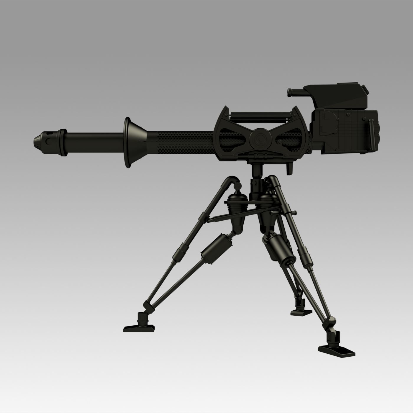 E-WEB heavy repeating Blaster - Star Wars Weapons 3D print model_3