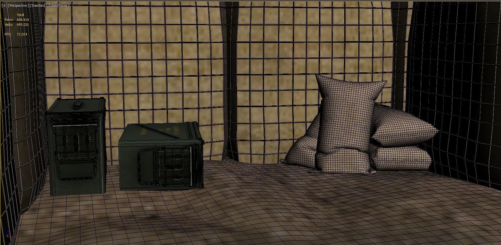  Military Trench Tower  3D model_10