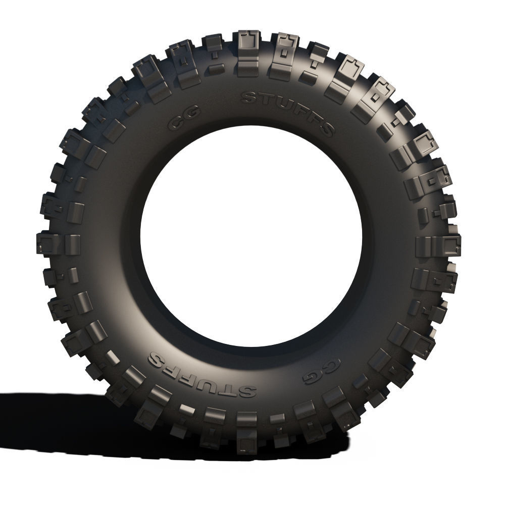 Vehicle Tyre 3D model_4