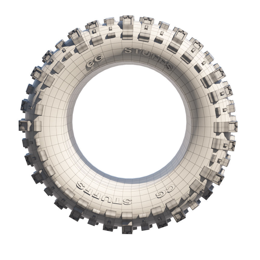 Vehicle Tyre 3D model_5