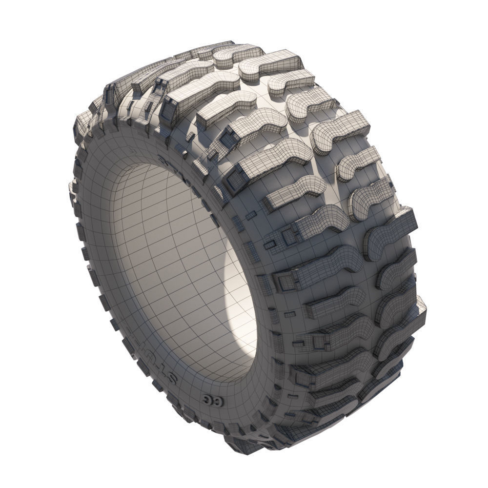 Vehicle Tyre 3D model_3