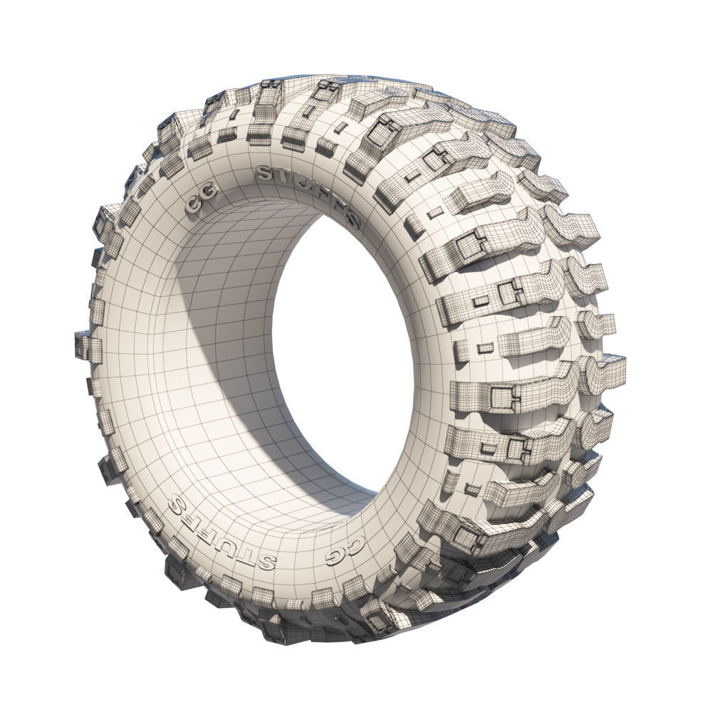Vehicle Tyre 3D model_1