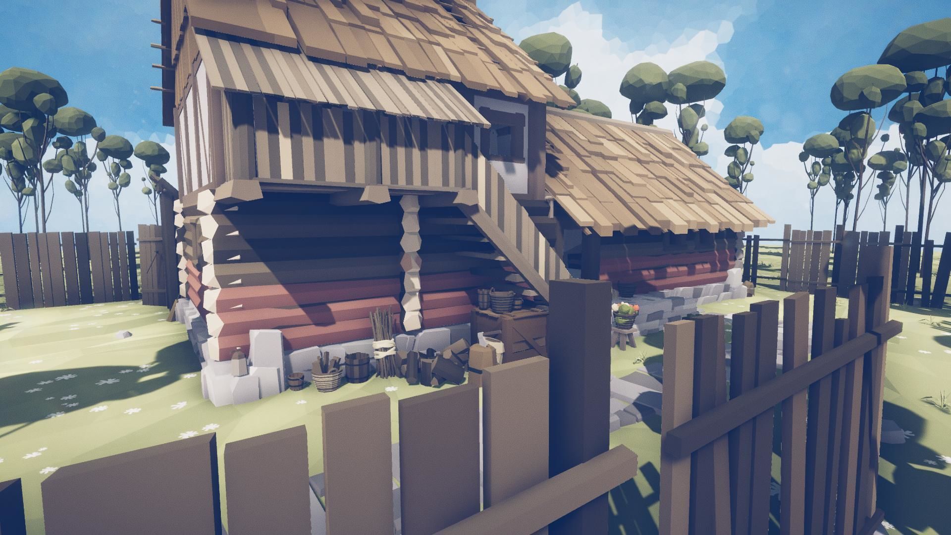 Free Fantasy Medieval Town Unity Props Pack Free low-poly 3D model_11