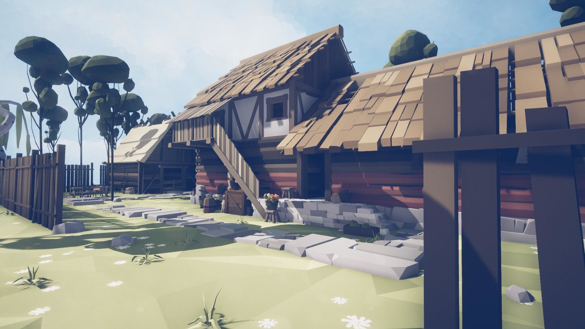 Free Fantasy Medieval Town Unity Props Pack Free low-poly 3D model_9