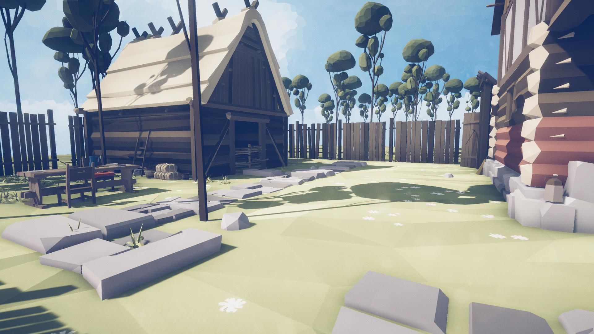 Free Fantasy Medieval Town Unity Props Pack Free low-poly 3D model_5