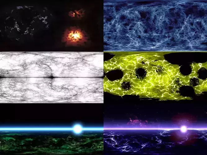 HDR Sci-Fi Space Worlds