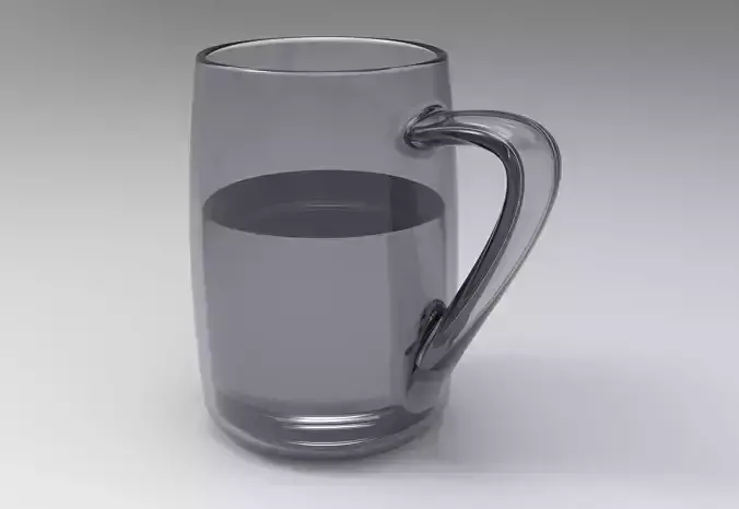 Glass Mug 3D Model