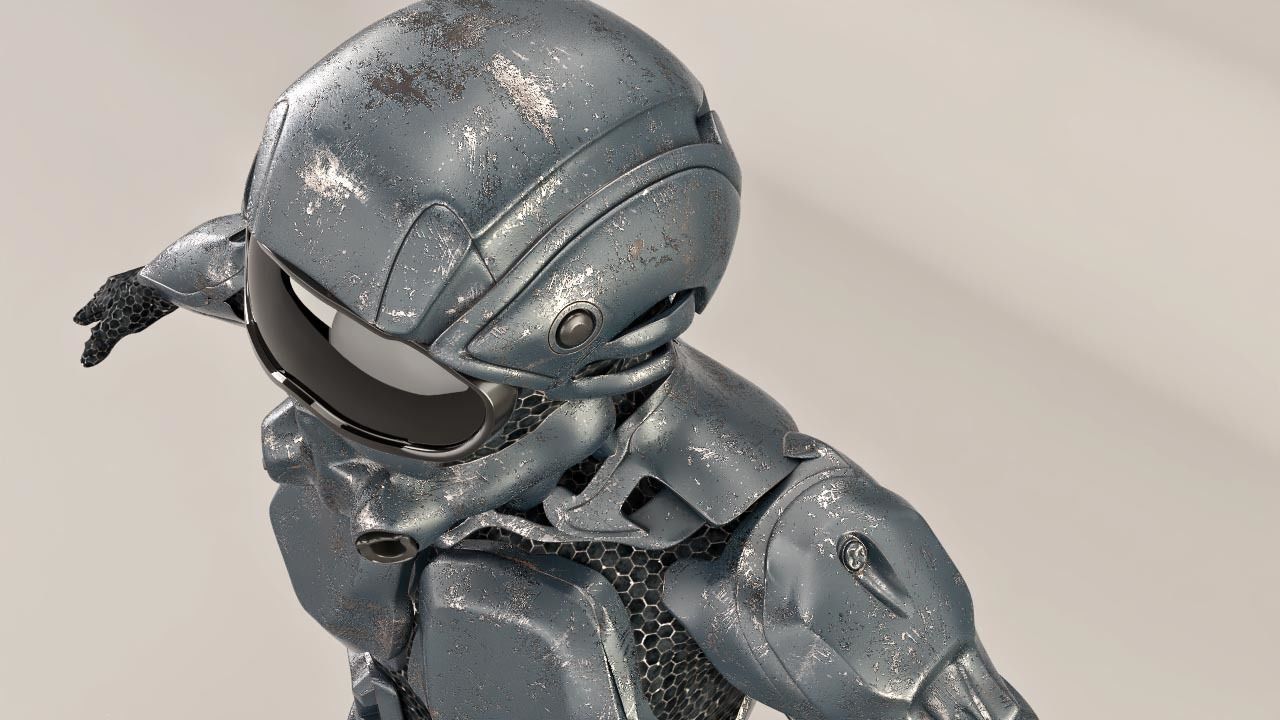 sci fi soldier 3D model_6