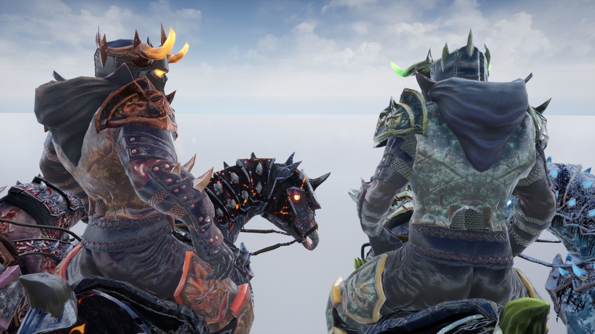 Undead Horse and Unholy Knight Low-poly 3D model_18