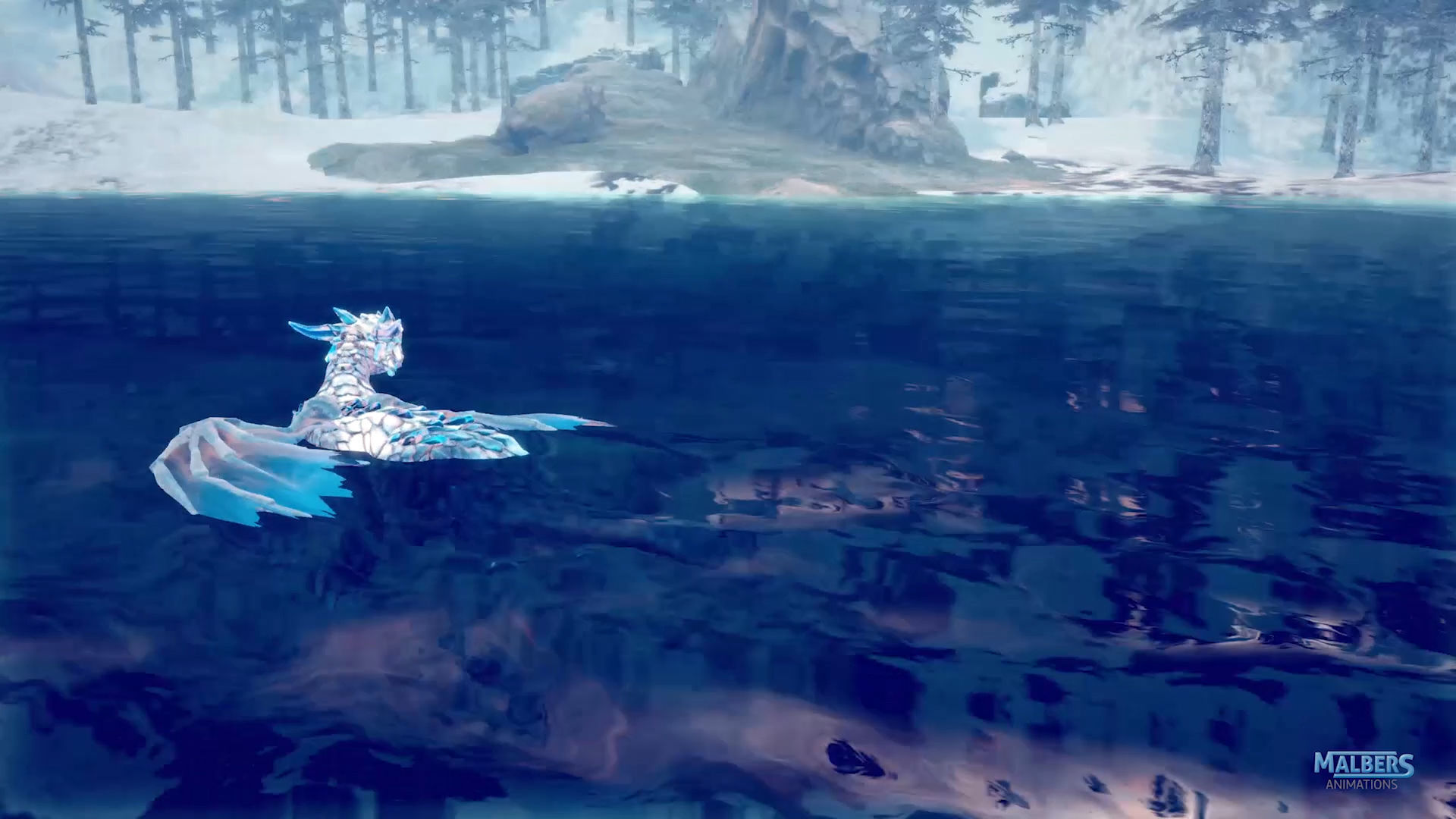 Elemental Dragon Low-poly 3D model_10