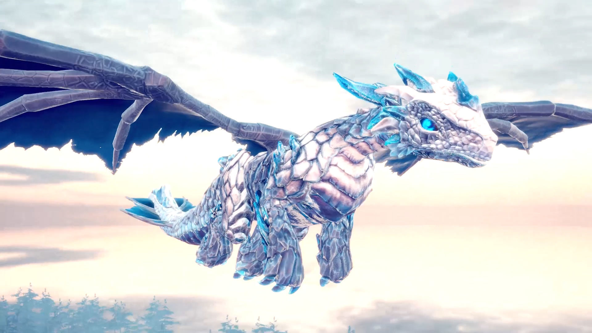 Elemental Dragon Low-poly 3D model_3