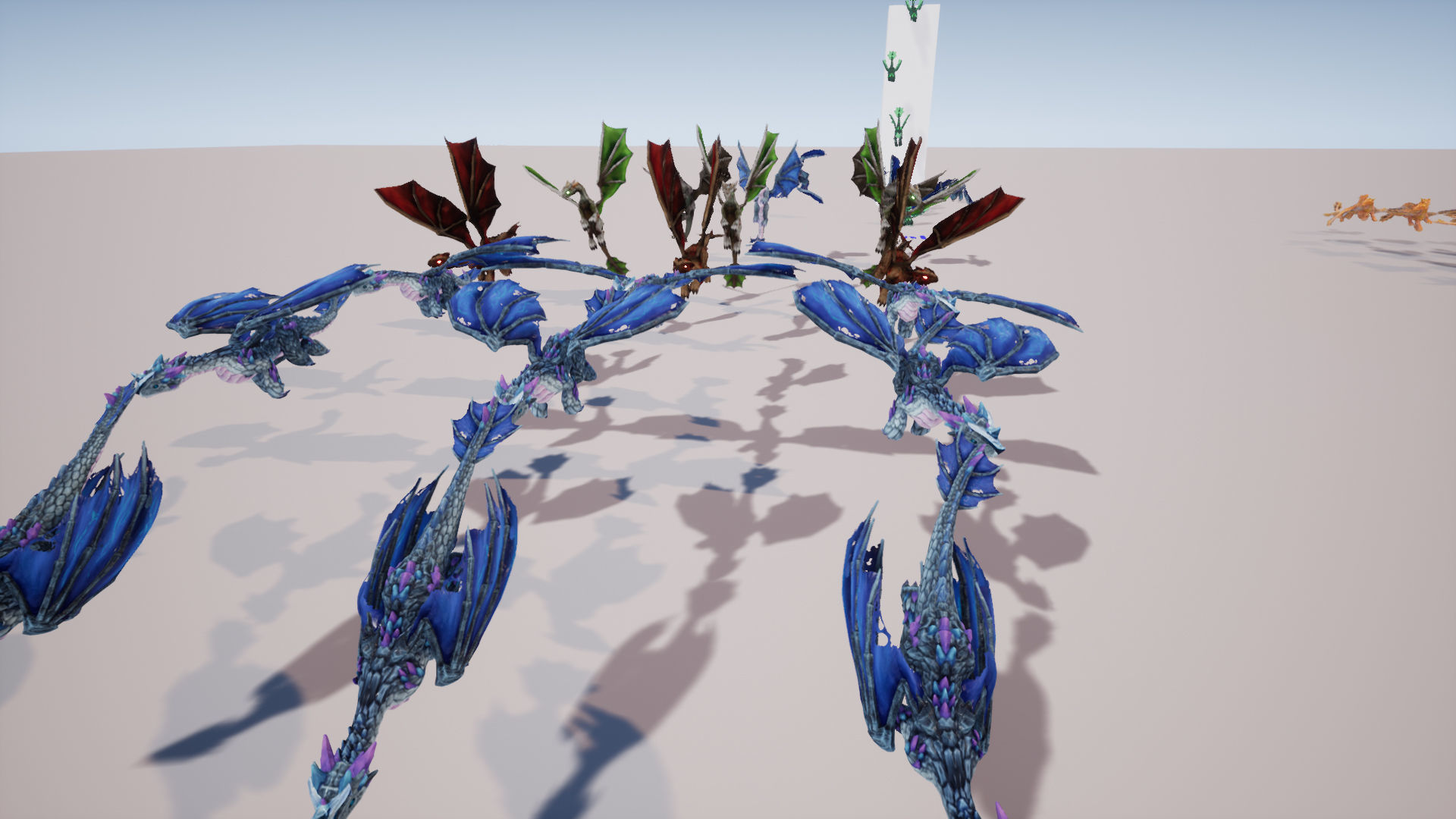 Elemental Dragon Low-poly 3D model_26