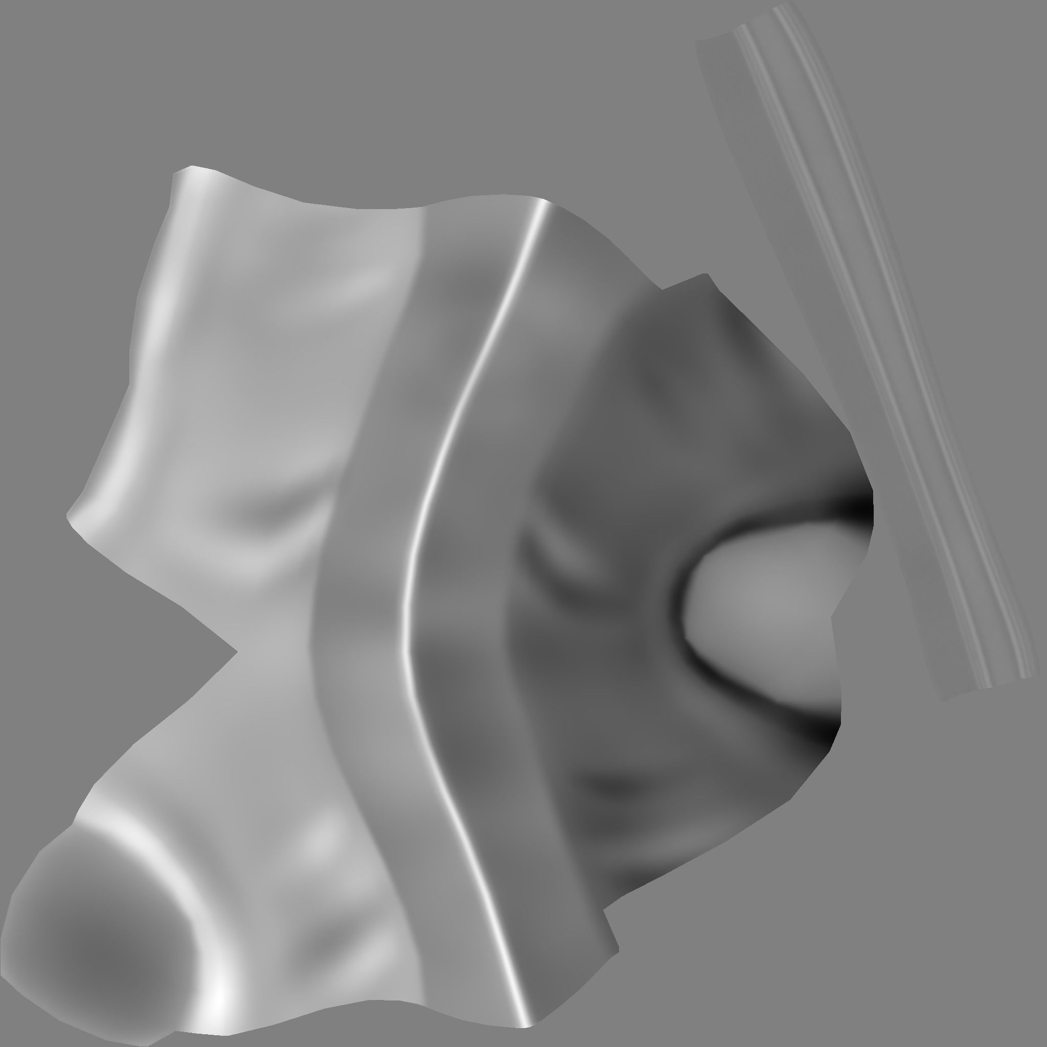 Plague Doctor - Hat and Mask Low-poly 3D model_10