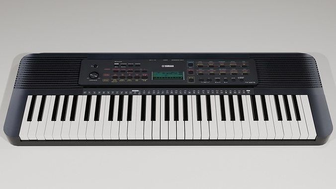Yamaha Keyboard Lowpoly Free low-poly 3D model