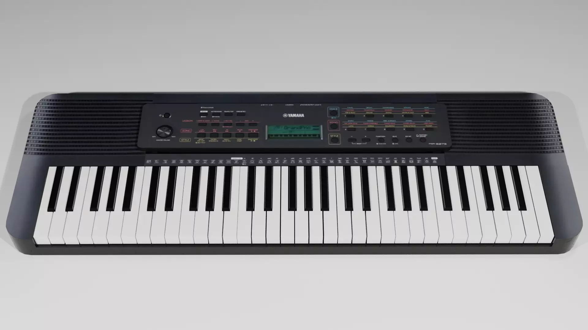 Yamaha Keyboard Lowpoly Free low-poly 3D model