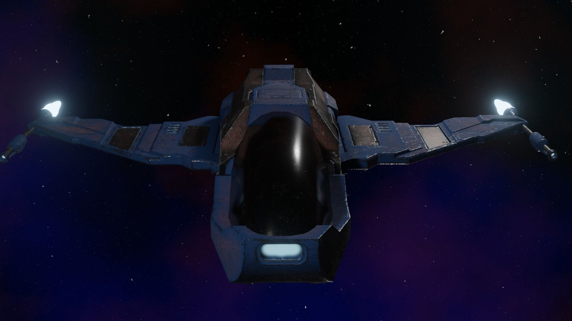 Spaceship 3D model_4