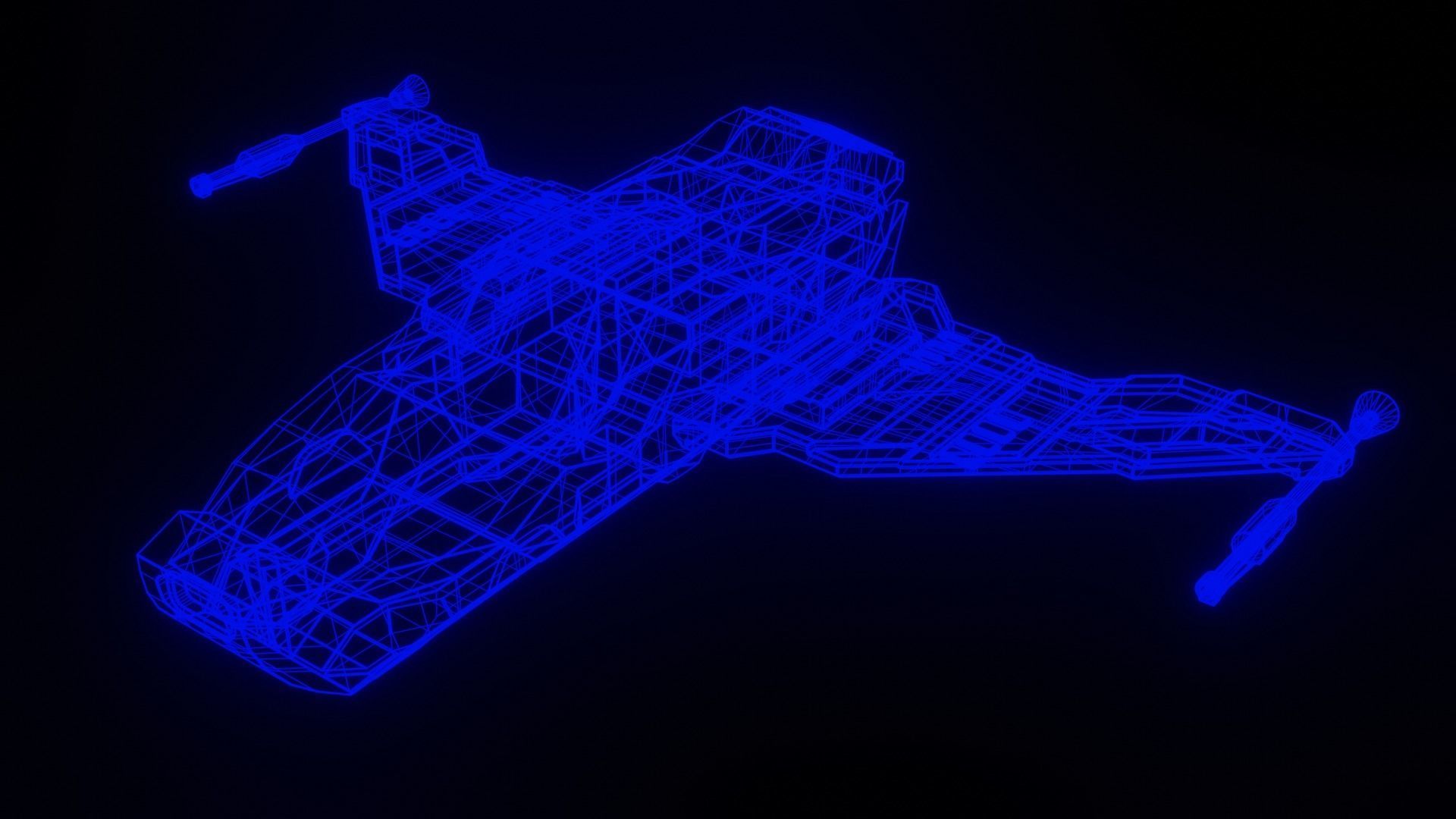 Spaceship 3D model_5