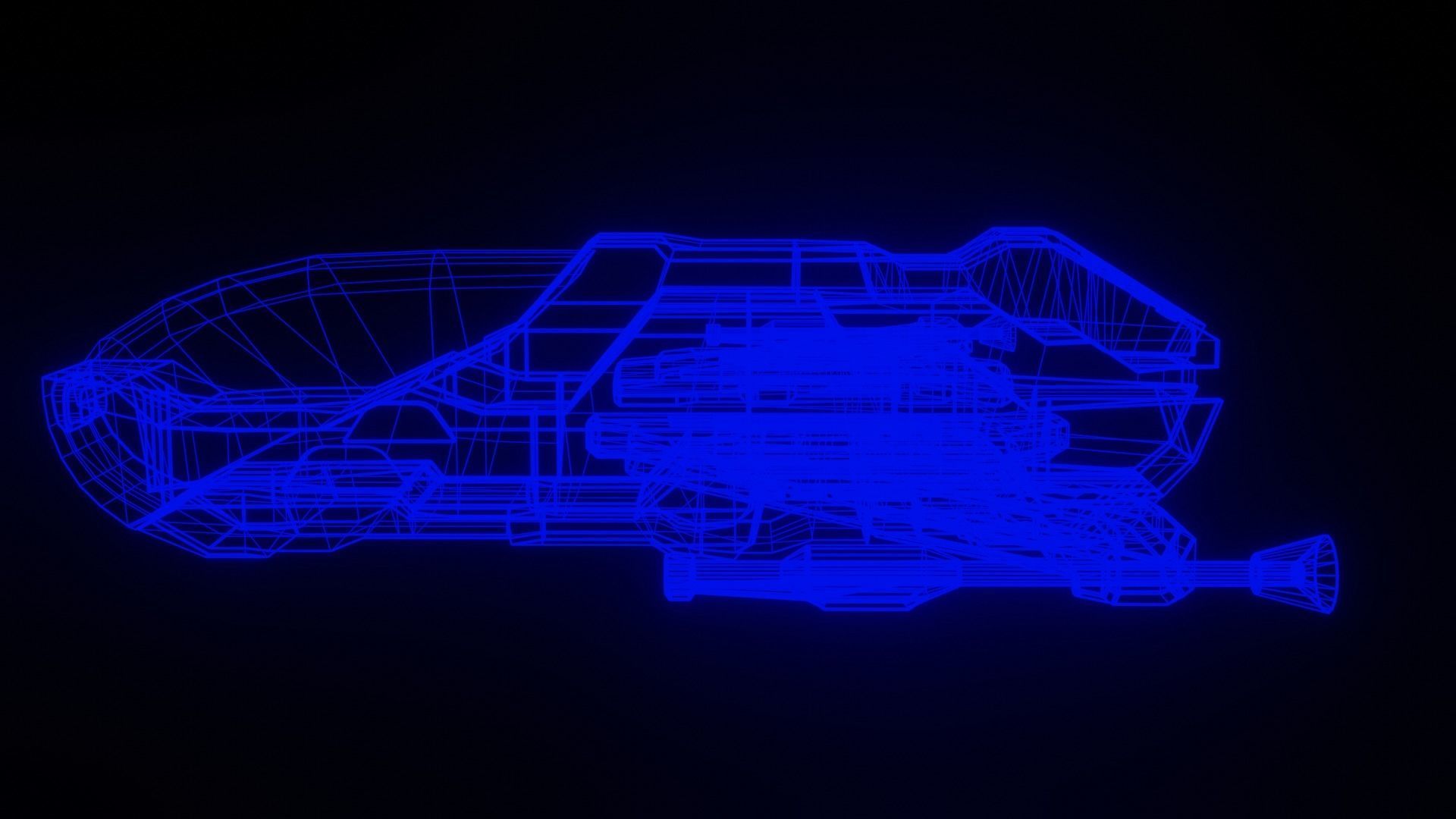 Spaceship 3D model_15