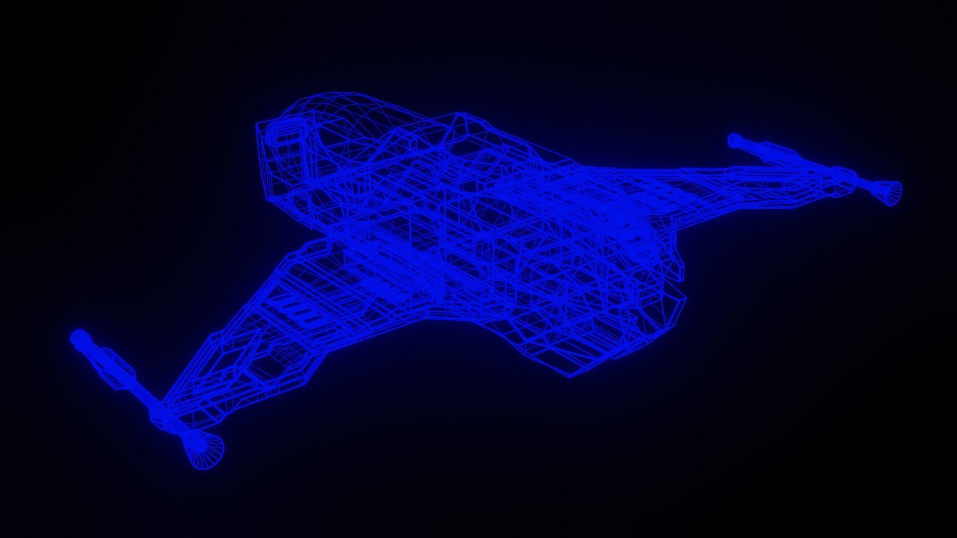 Spaceship 3D model_11