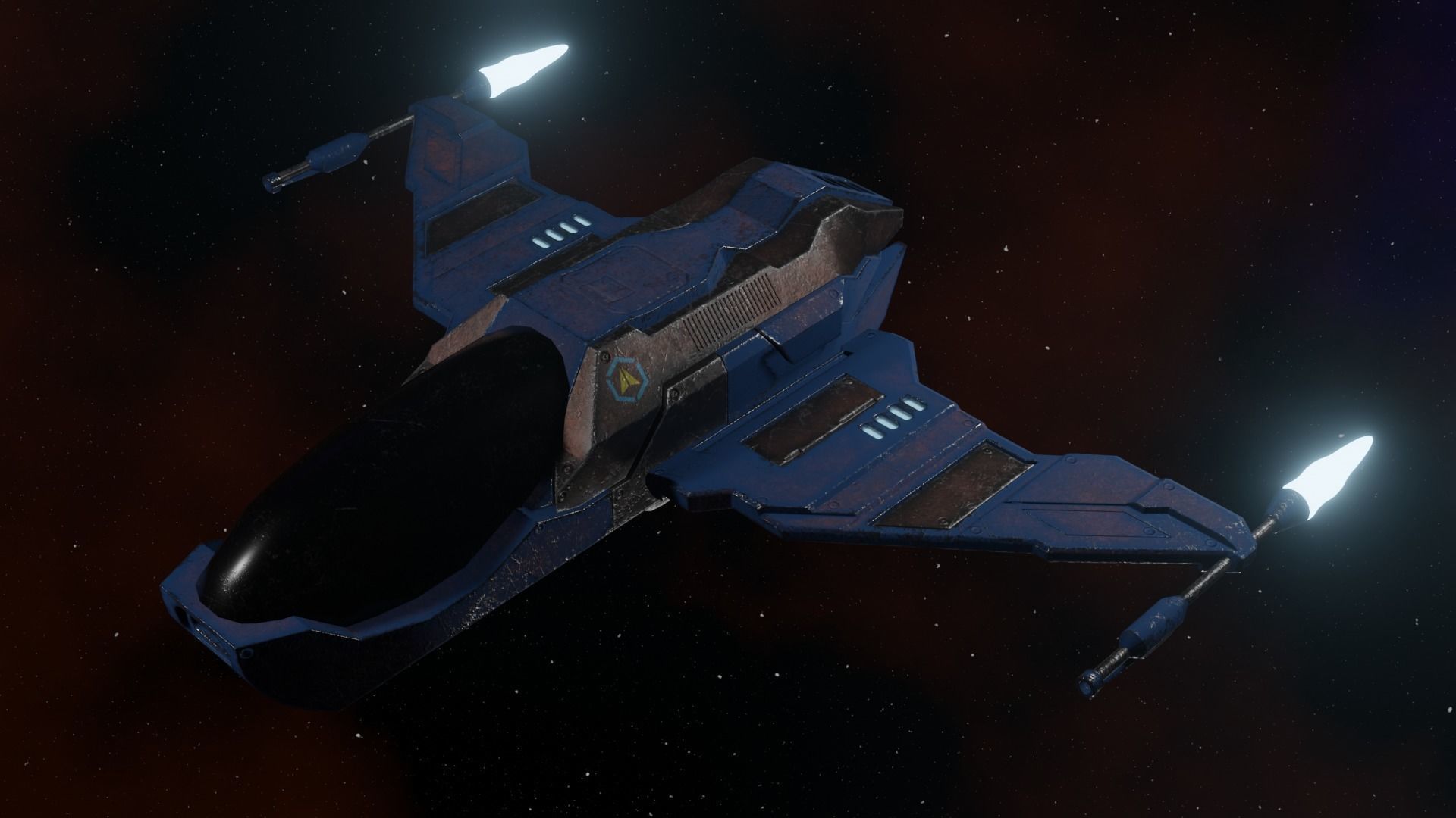 Spaceship 3D model_8