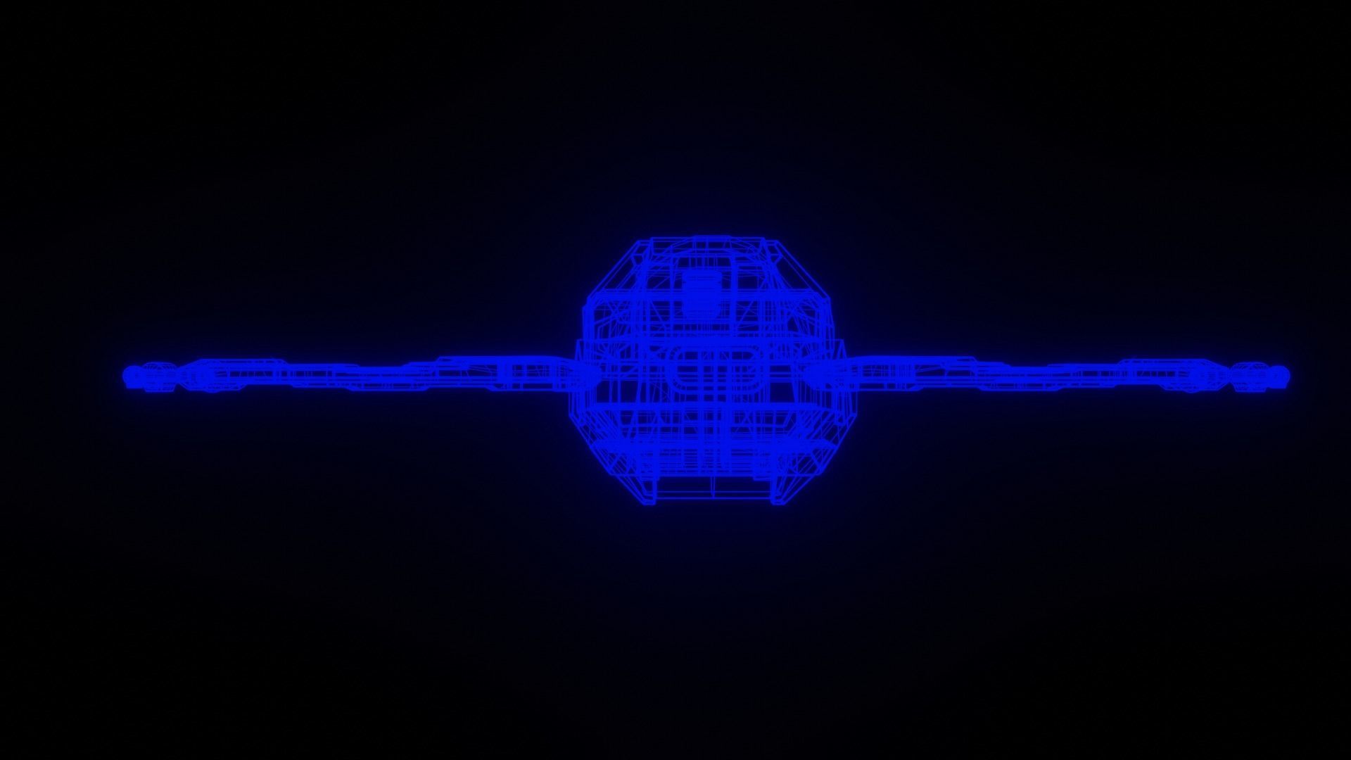 Spaceship 3D model_3