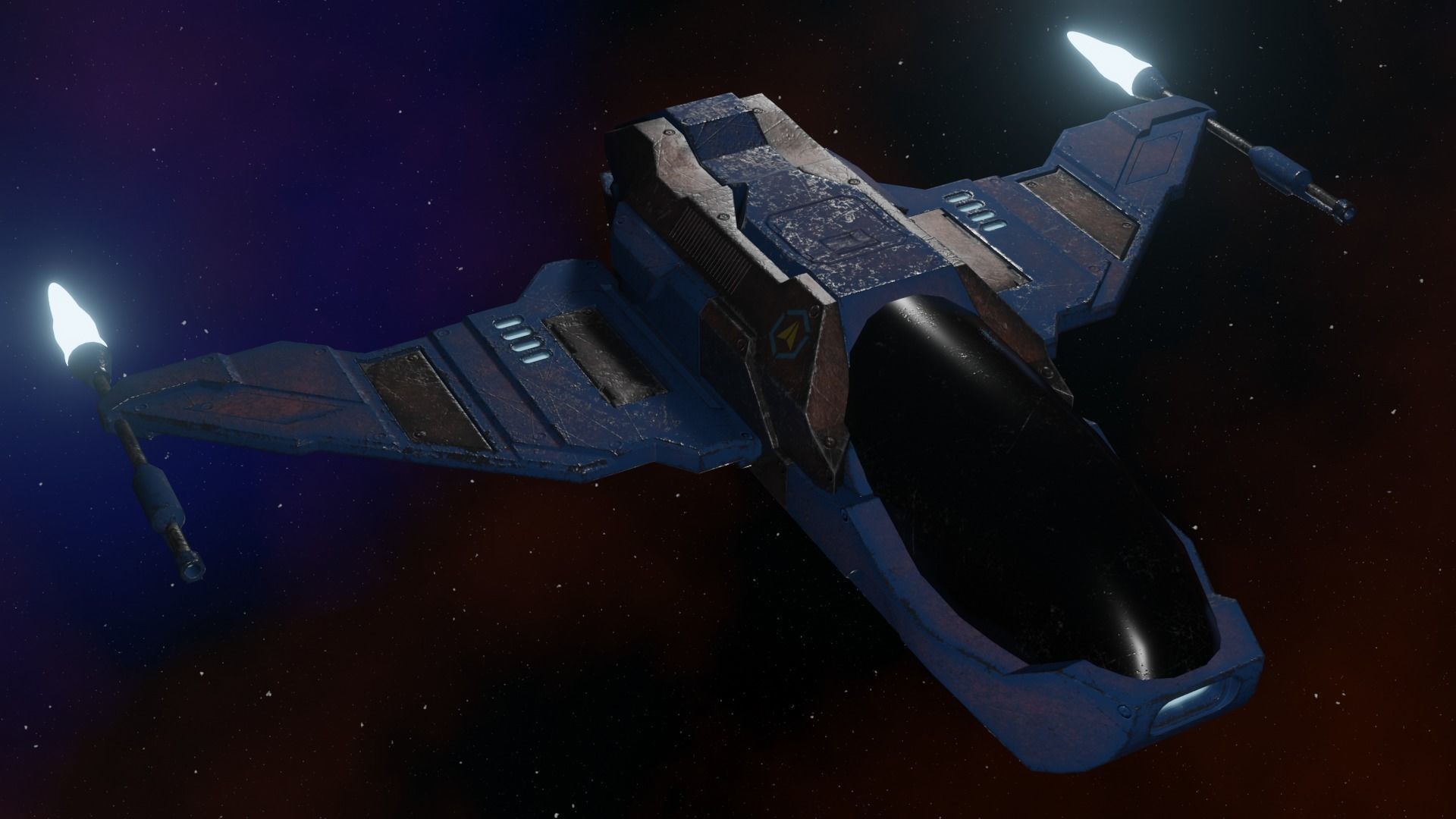 Spaceship 3D model_6