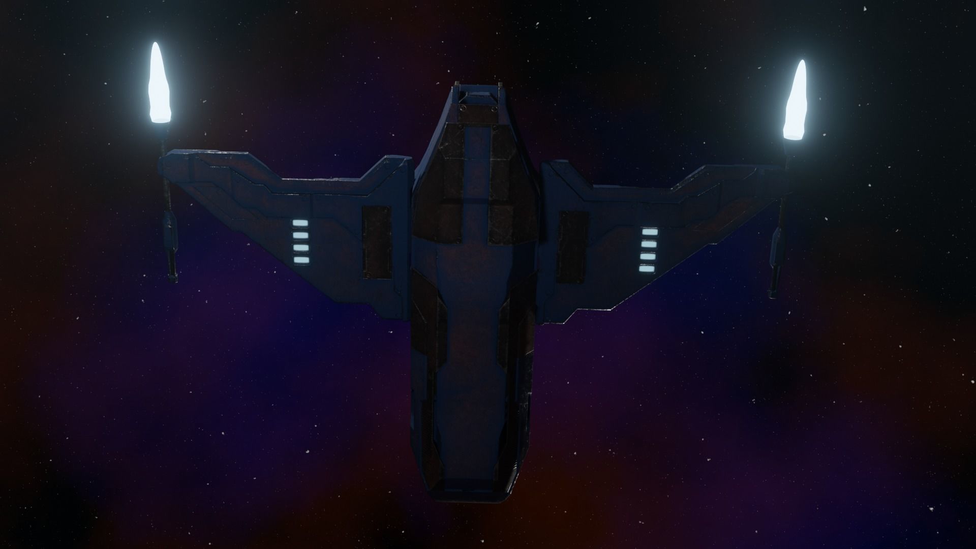 Spaceship 3D model_2