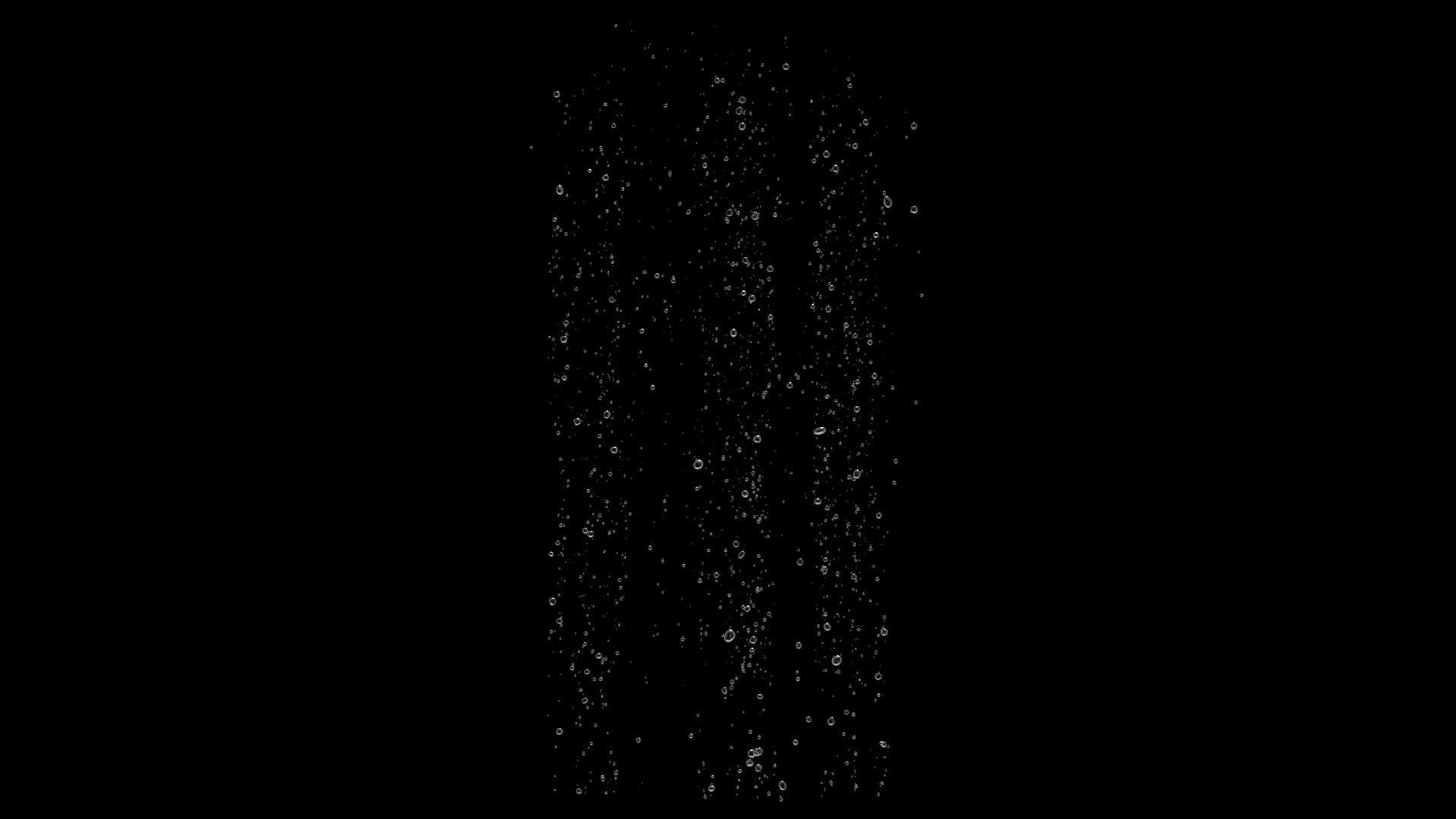 Bubble C water droplet falling 3D model_5