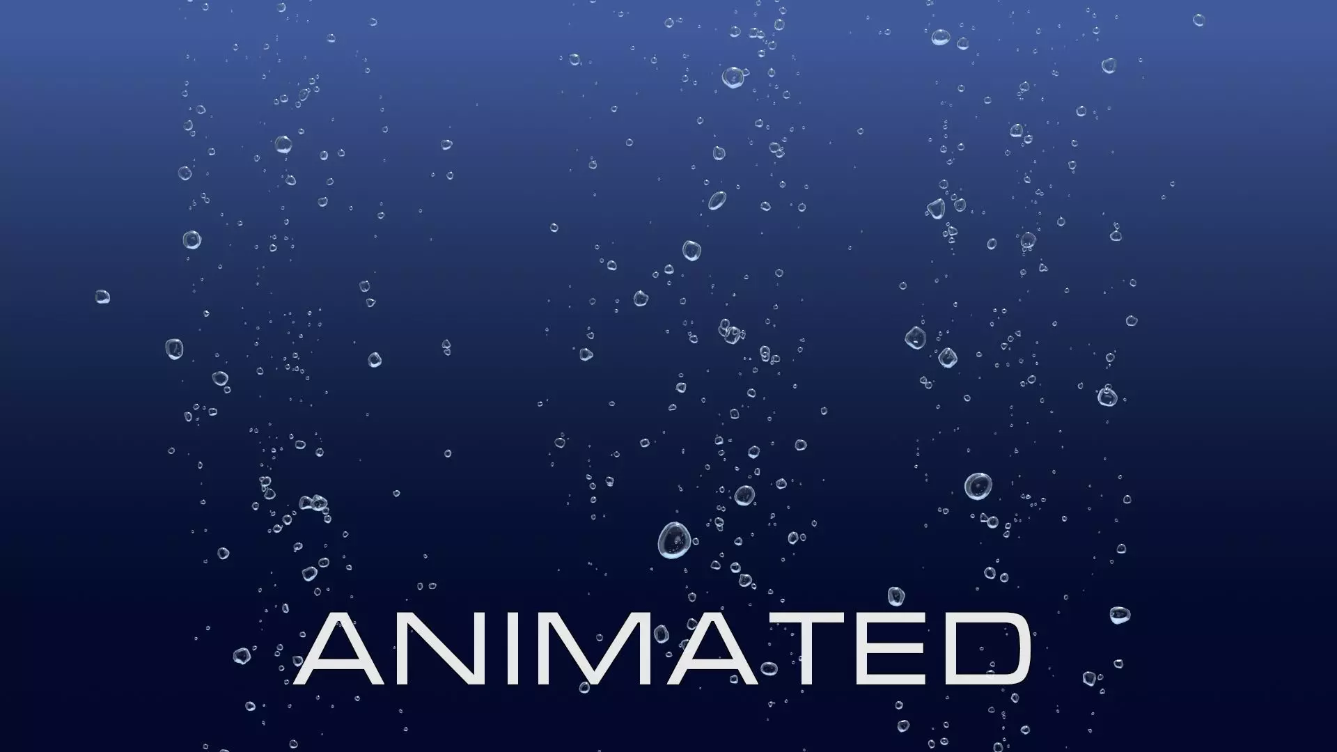 Bubble C water droplet falling 3D model_0