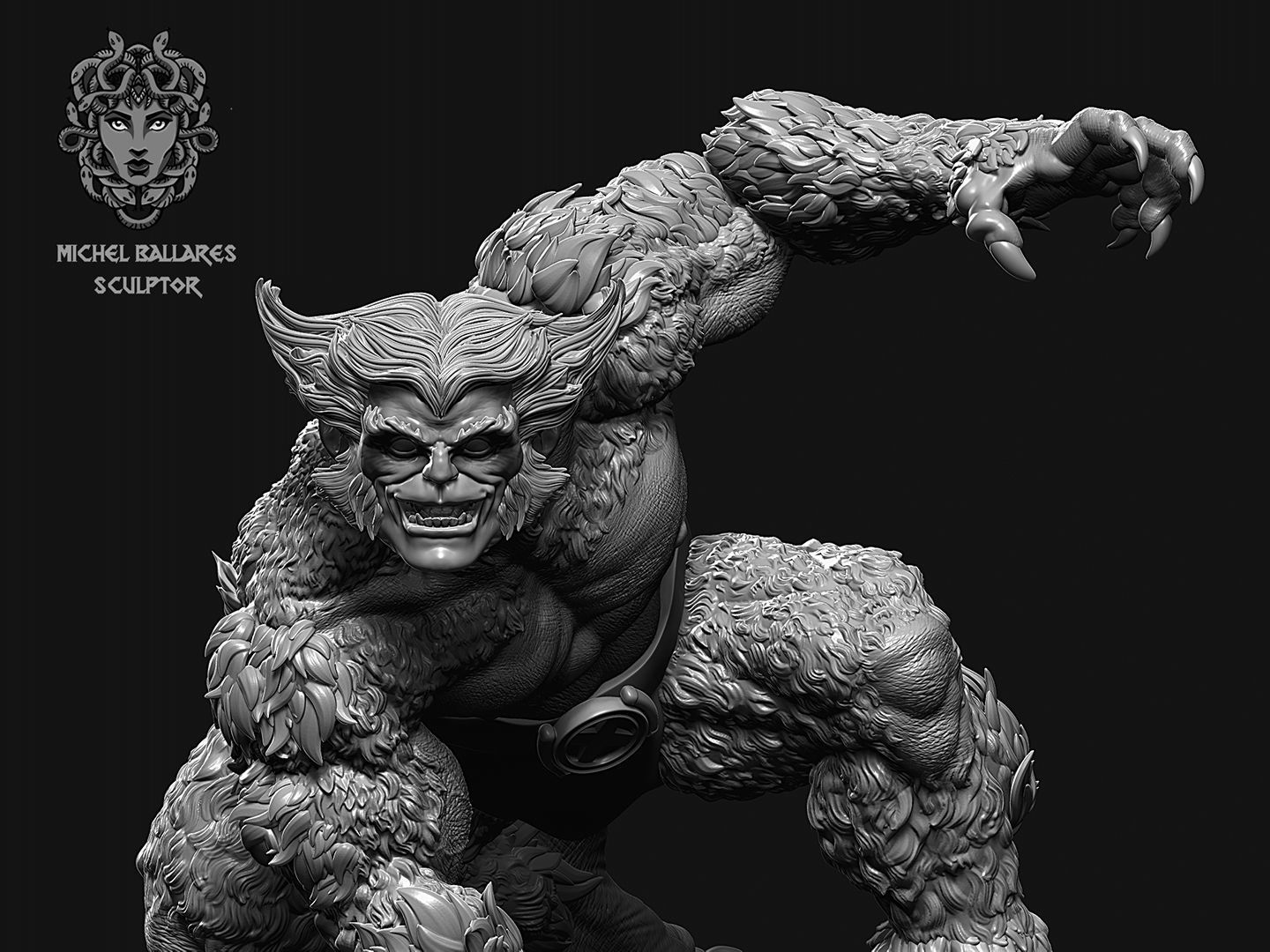 X-men beast by Creative geek MB 3D print model_2