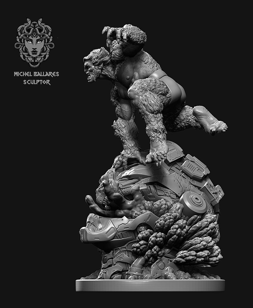 X-men beast by Creative geek MB 3D print model_4