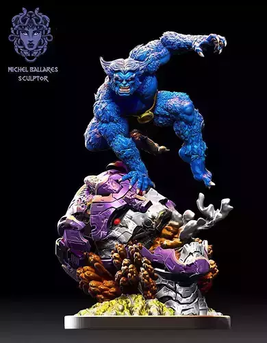 X-men beast by Creative geek MB 3D print model