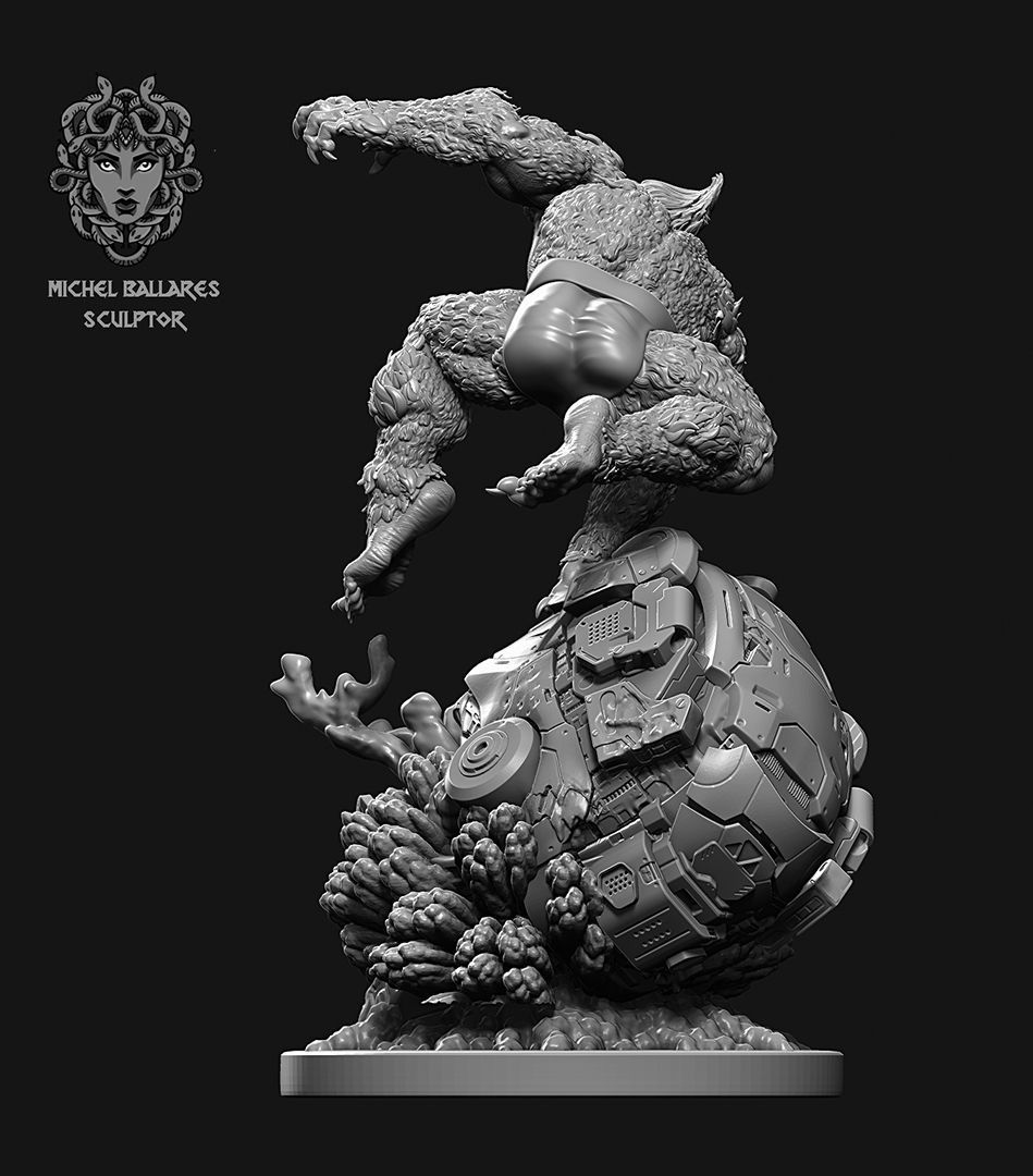 X-men beast by Creative geek MB 3D print model_5