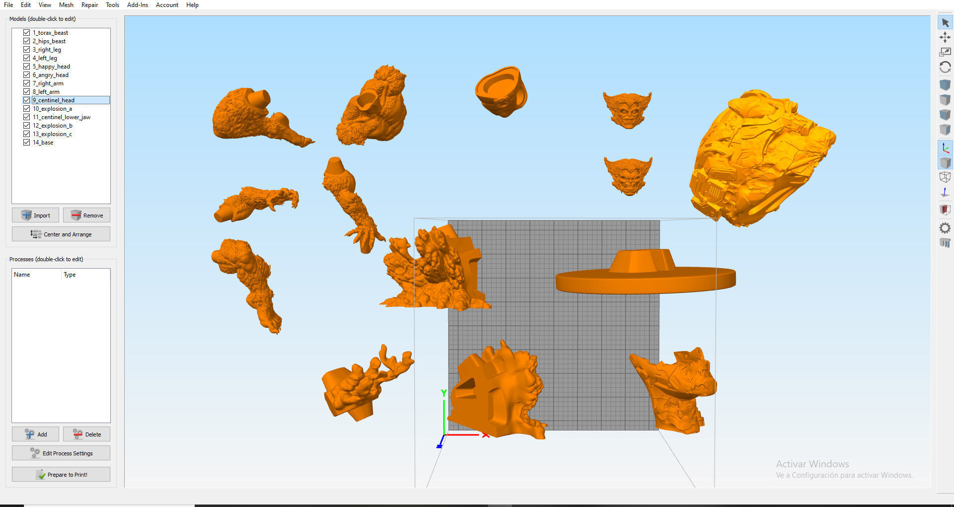X-men beast by Creative geek MB 3D print model_8