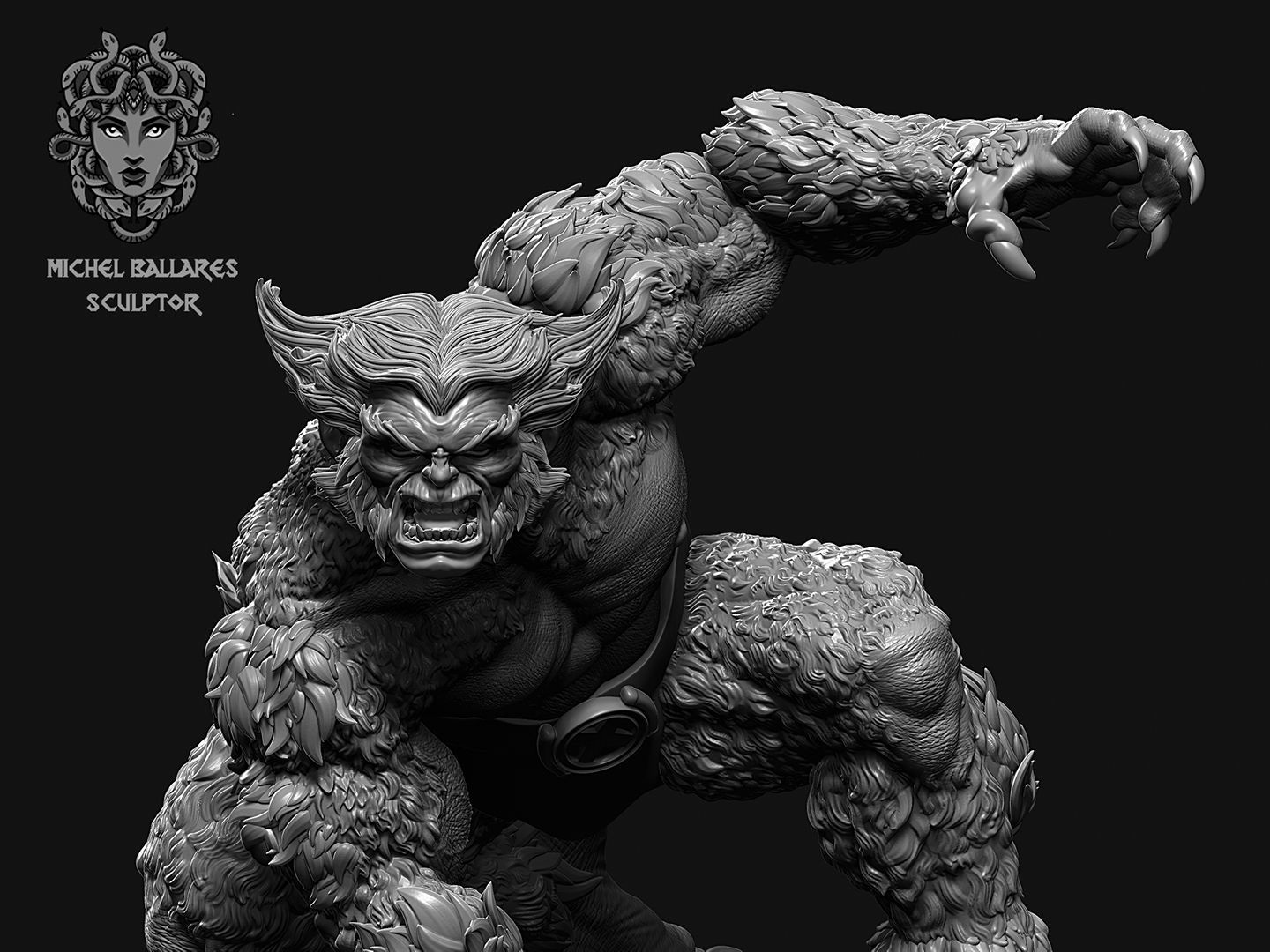 X-men beast by Creative geek MB 3D print model_1