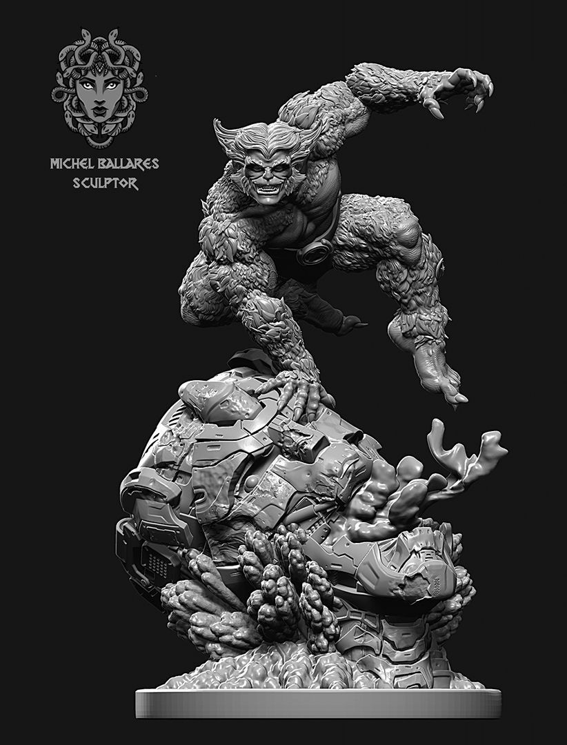 X-men beast by Creative geek MB 3D print model_7